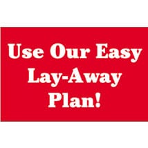 10% down will put the item on our lay-away program with monthly payments - North Phoenix Pawn