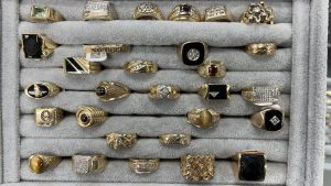 Many choices in stock of men and women's gold rings - Jewelry Store Near Me